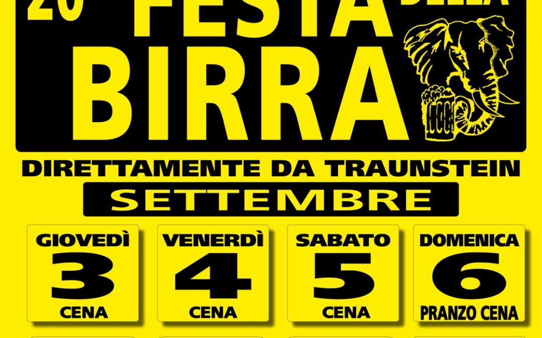 Dopo il successo della Sagra del Tortello, si lavora già per la Festa della Birra